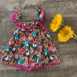 🍭3 for $25🍭 Cat & Jack Floral Dress Size 12 mos